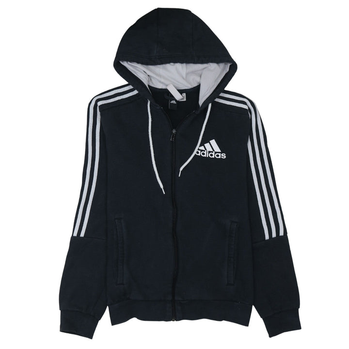 Adidas Mens Black Full Zip Hoodie M Classic Sportswear