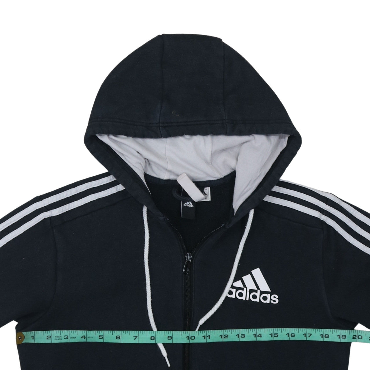 Adidas Mens Black Full Zip Hoodie M Classic Sportswear