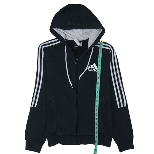 Adidas Mens Black Full Zip Hoodie M Classic Sportswear