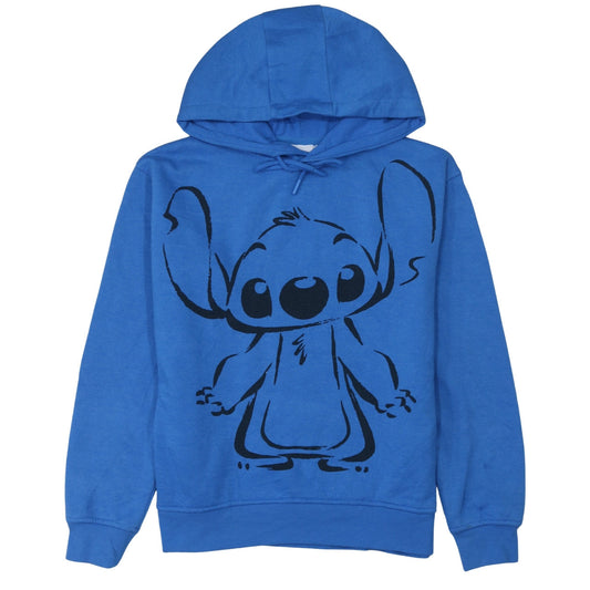 Disney Women’s Blue Stitch Pullover Hoodie XS UK 6/8