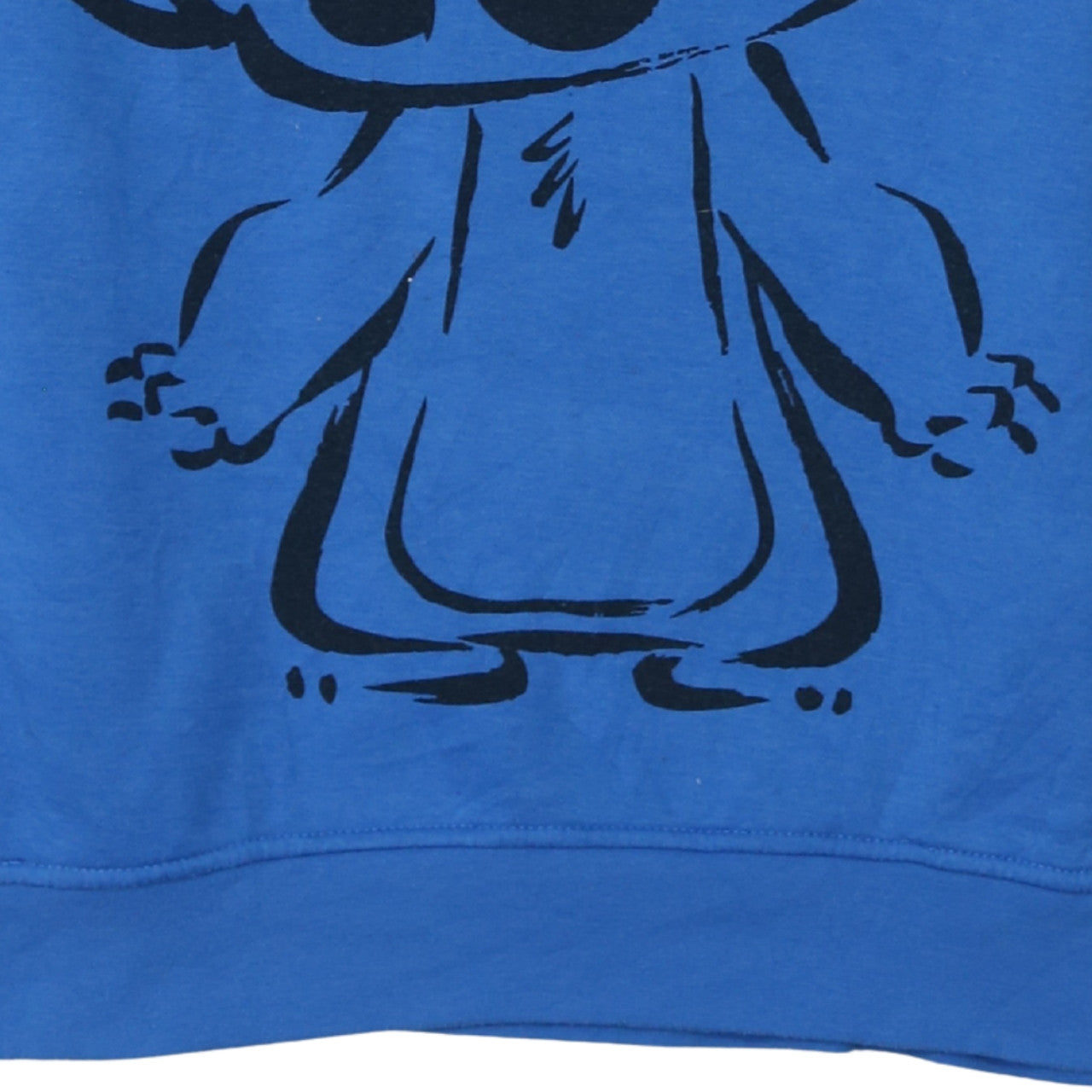 Disney Women’s Blue Stitch Pullover Hoodie XS UK 6/8