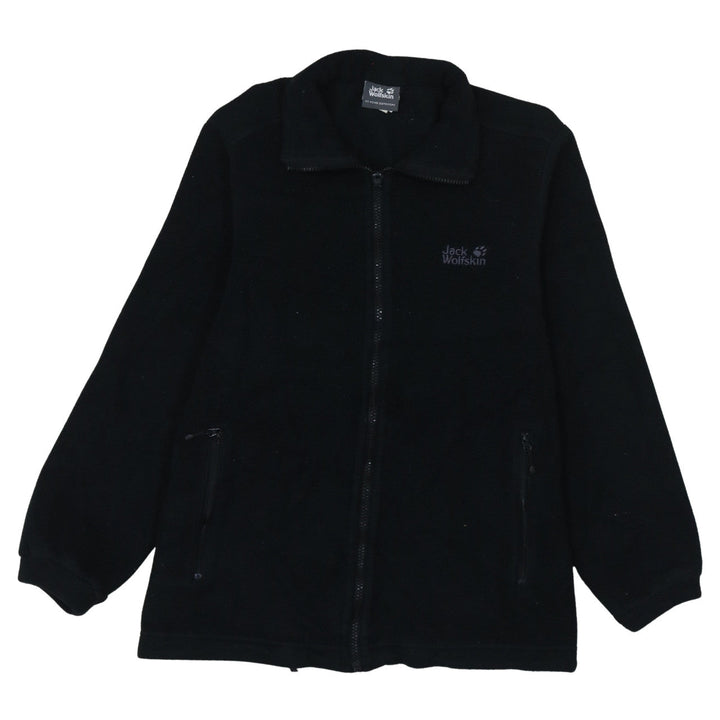 Jack Wolfskin Men's Black Fleece Full Zip Jacket Size M