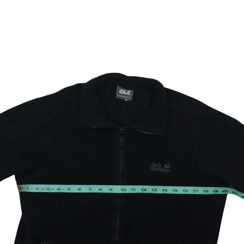 Jack Wolfskin Men's Black Fleece Full Zip Jacket Size M
