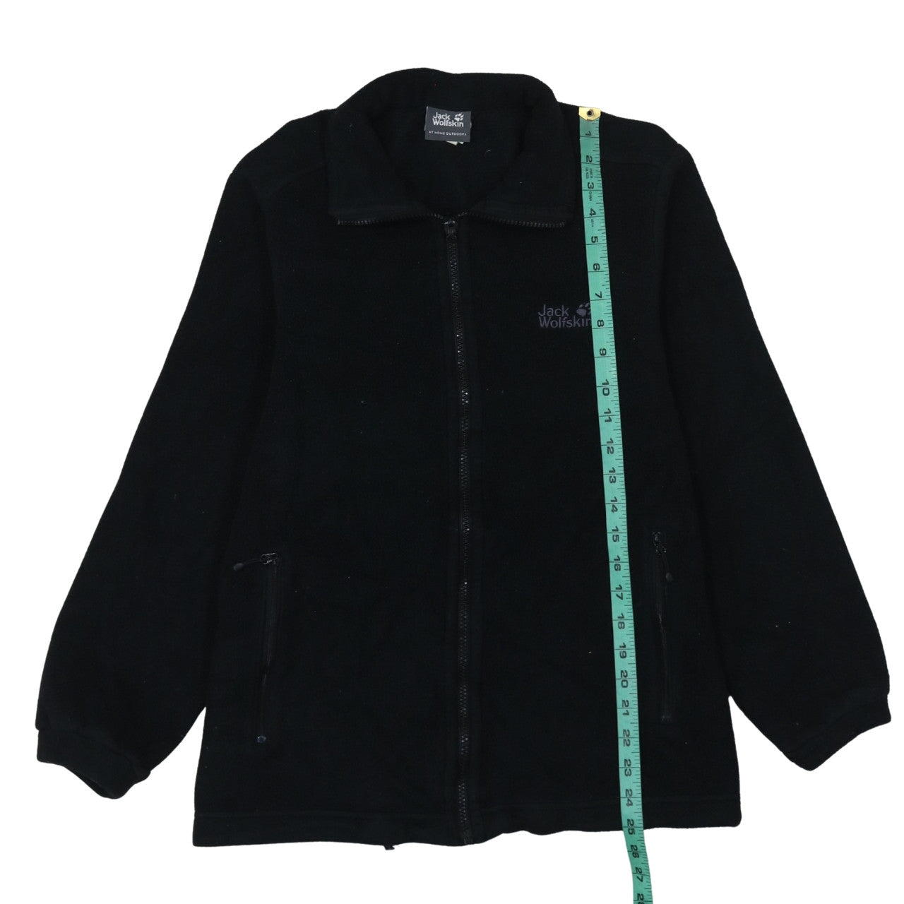 Jack Wolfskin Men's Black Fleece Full Zip Jacket Size M
