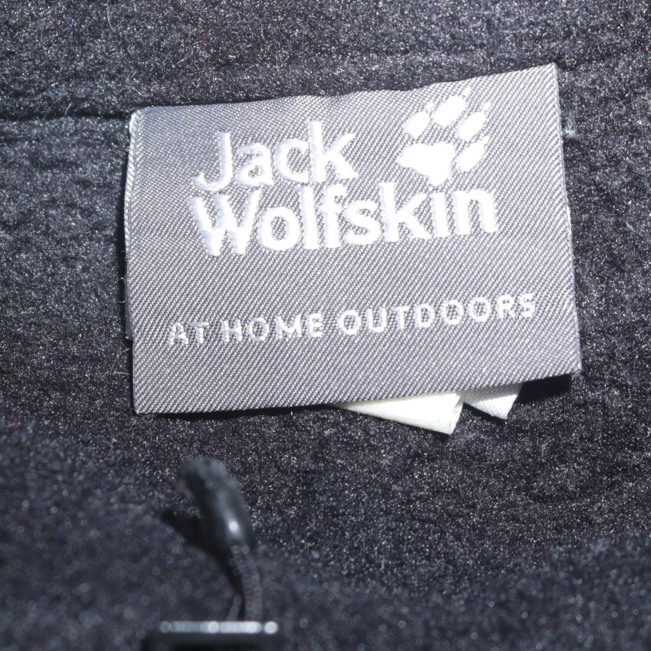 Jack Wolfskin Men's Black Fleece Full Zip Jacket Size M
