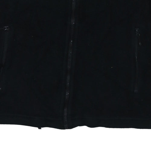 Jack Wolfskin Men's Black Fleece Full Zip Jacket Size M