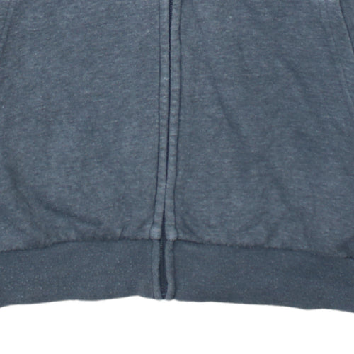Champion Boys Dark Grey Full Zip Hoodie XL 13/14 Years Cotton Blend