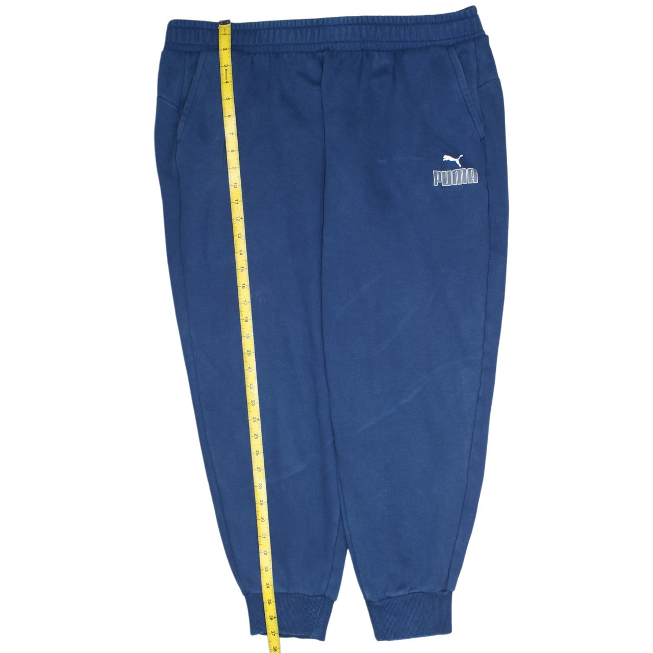 Puma Men's Blue 2XL Jogger Sweatpants Fleece Tapered Fit