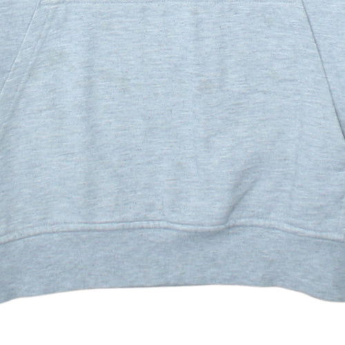 Helly Hansen Men's Grey Pullover Hoodie M Regular Fit Logo Sweatshirt
