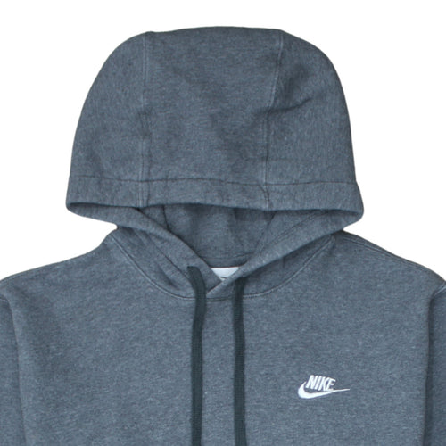 Nike Men's Grey Pullover Hoodie Small Fleece Sweatshirt