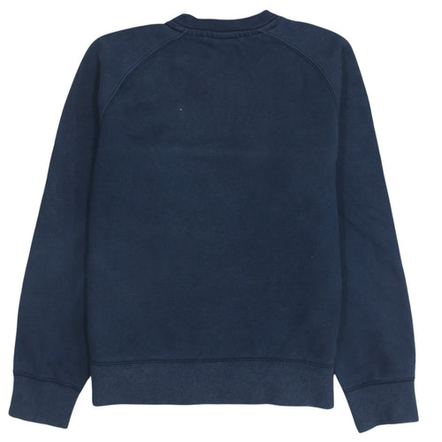 Nike Men's Blue Small Pullover Sweatshirt Crew Neck Fleece Regular Fit