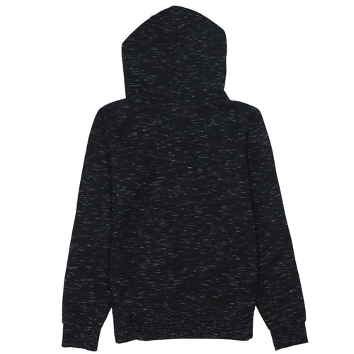 Champion Women Black Medium Pullover Hoodie with Logo Print