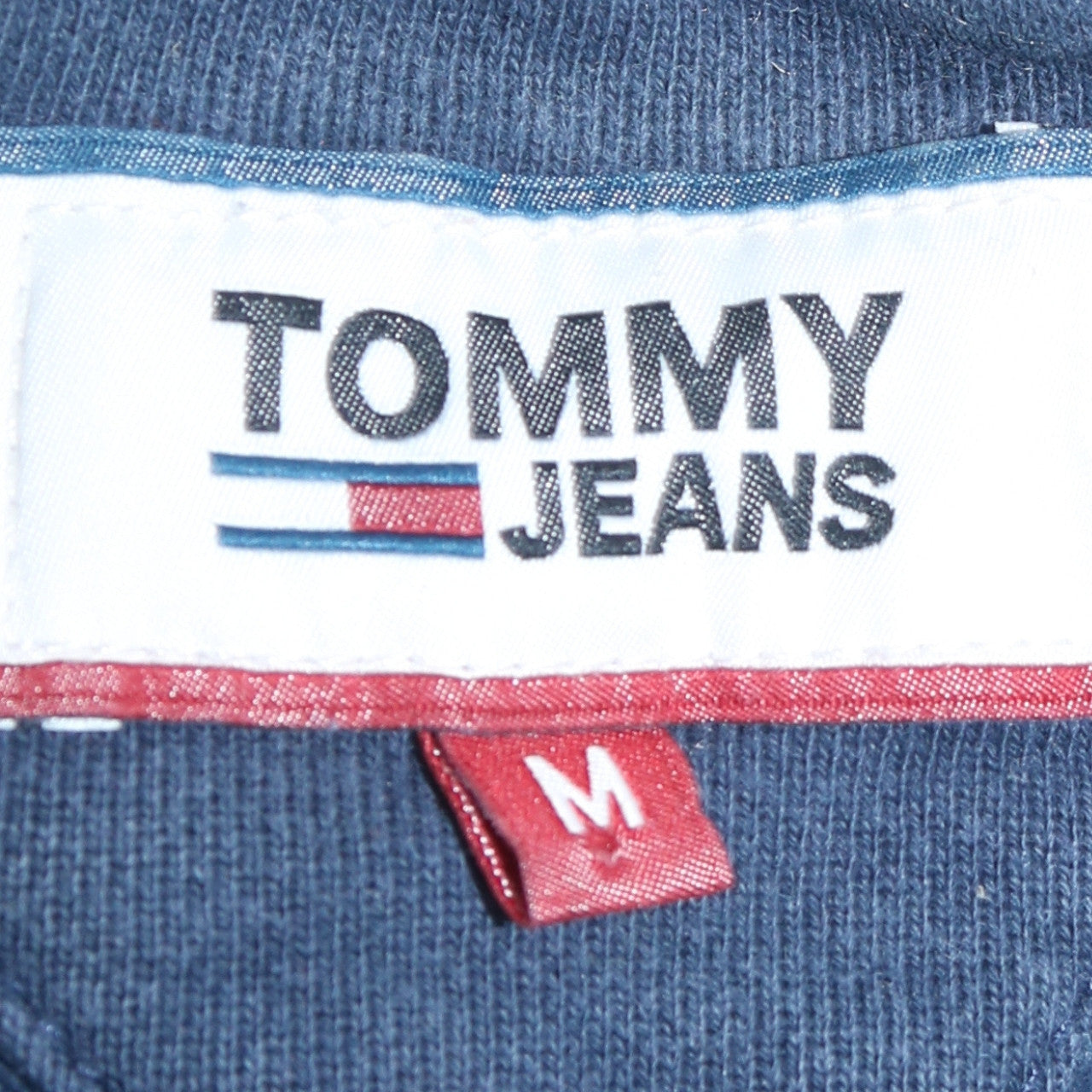 Tommy Jeans Men's Blue Cotton Crew Neck Sweatshirt M