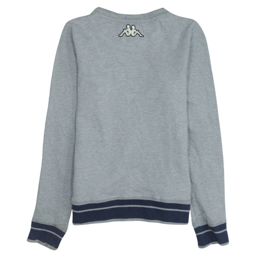 Kappa Men's Grey Athletic Logo Sweatshirt XS Pullover