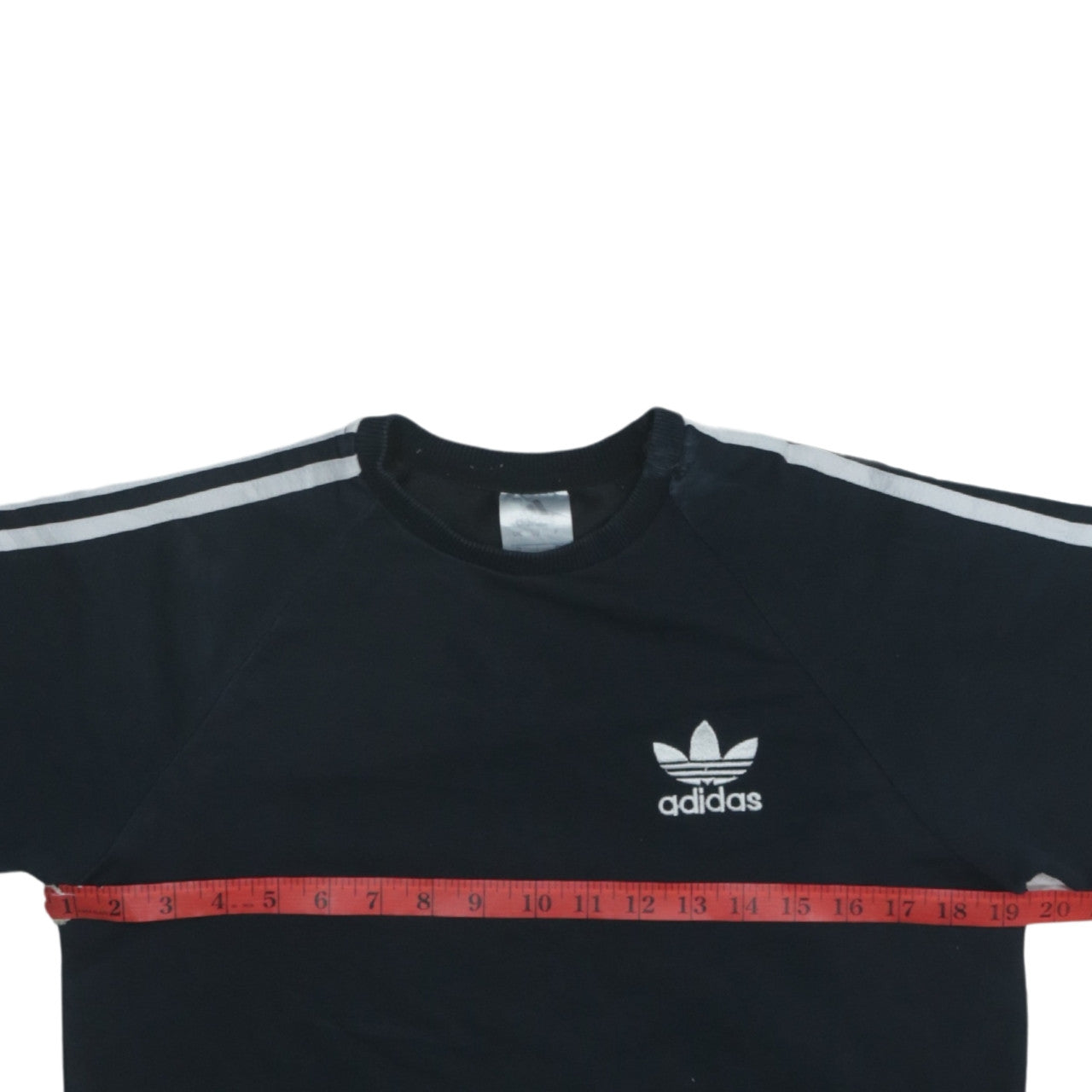 Adidas Womens Black Small Crew Neck Pullover Sweatshirt