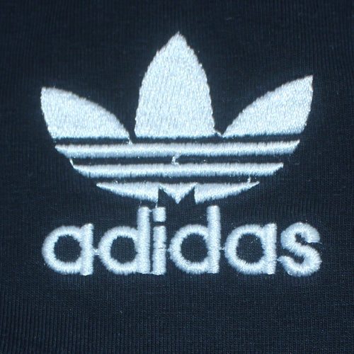 Adidas Womens Black Small Crew Neck Pullover Sweatshirt