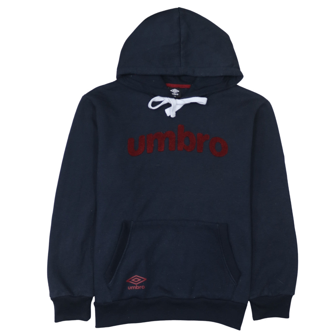 Umbro Men’s Blue Pullover Hoodie 2XL Regular Fit Sportswear