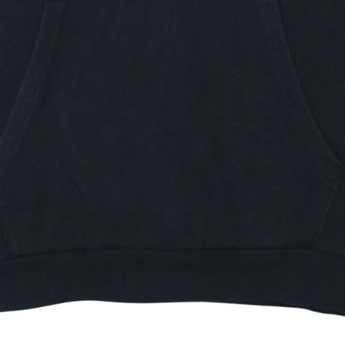 Champion Teens Black 2XL Pullover 1/4 Zip Hoodie Fleece Sweatshirt