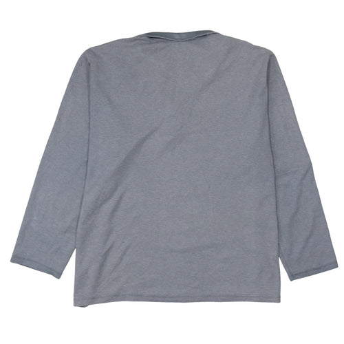 Adidas Men Grey 2XL Quarter Zip Sweatshirt Pullover Sports Top