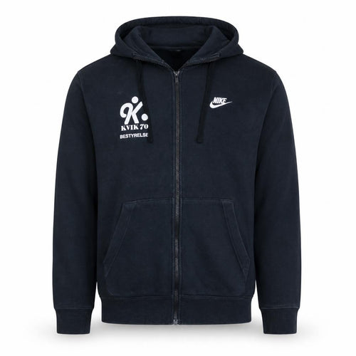Nike Men's Black Full Zip Hoodie Size L Sports Fleece Sweatshirt