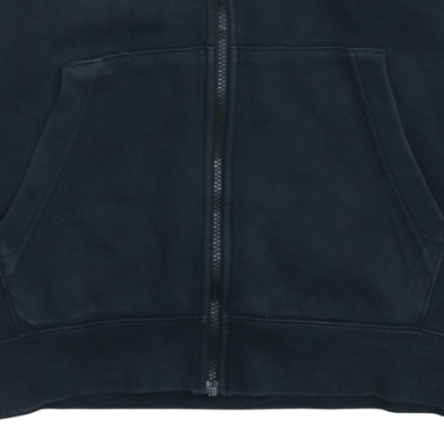Nike Men's Black Full Zip Hoodie Size L Sports Fleece Sweatshirt