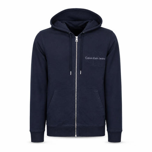 Calvin Klein Jeans Men's Blue Full Zip Hoodie Size S