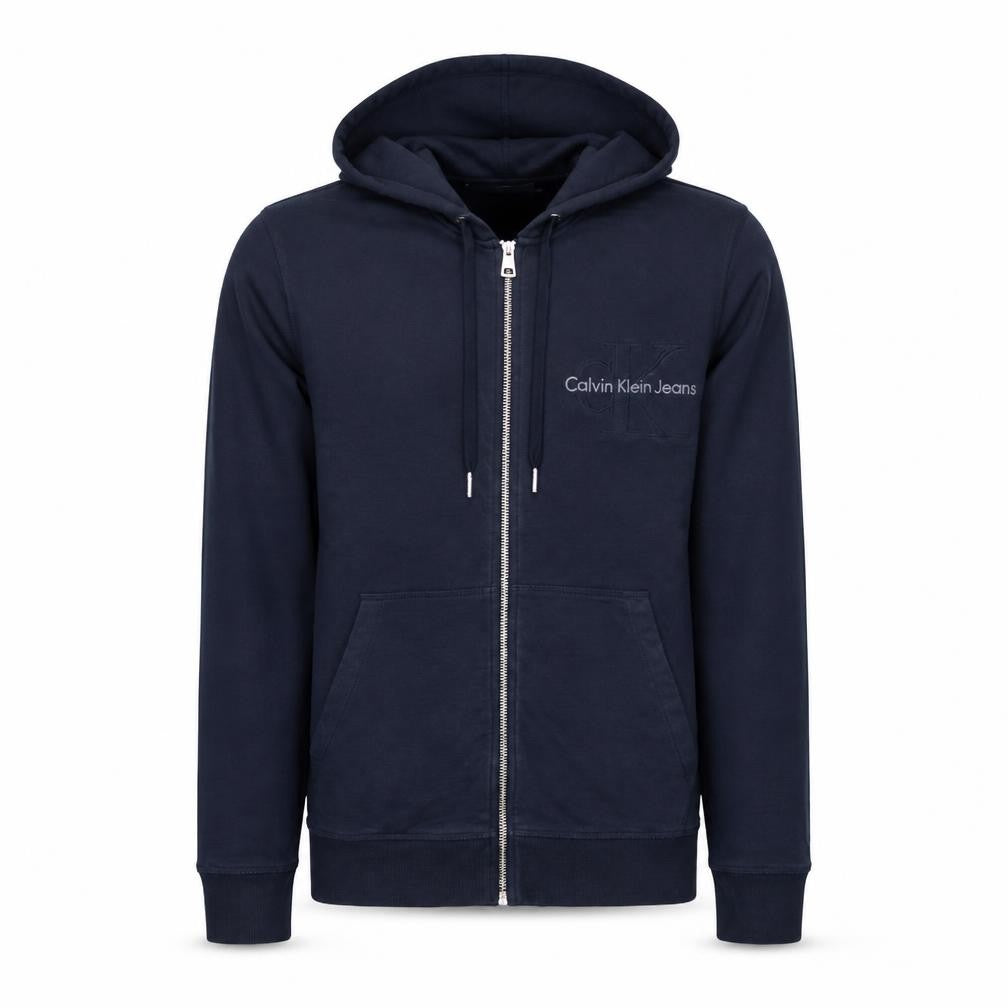 Calvin Klein Jeans Men's Blue Full Zip Hoodie Size S