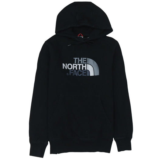 The North Face Men's Black Pullover Hoodie Small Logo Graphic Hooded Top
