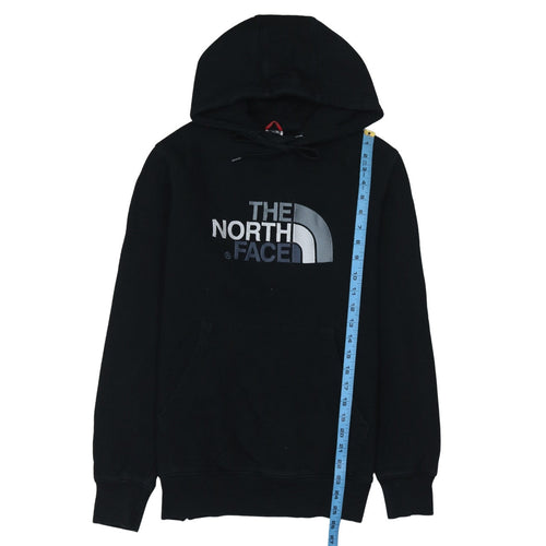The North Face Men's Black Pullover Hoodie Small Logo Graphic Hooded Top