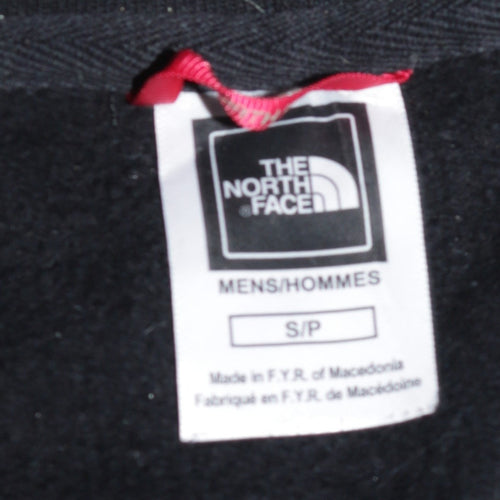 The North Face Men's Black Pullover Hoodie Small Logo Graphic Hooded Top