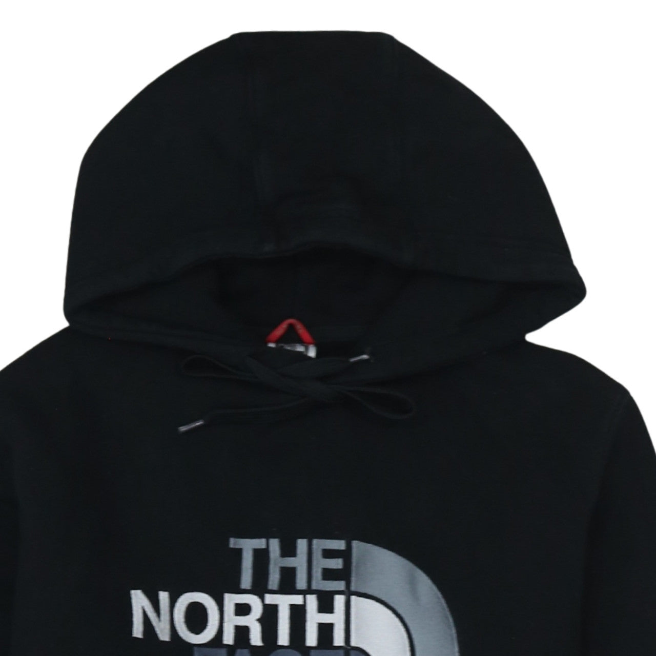 The North Face Men's Black Pullover Hoodie Small Logo Graphic Hooded Top