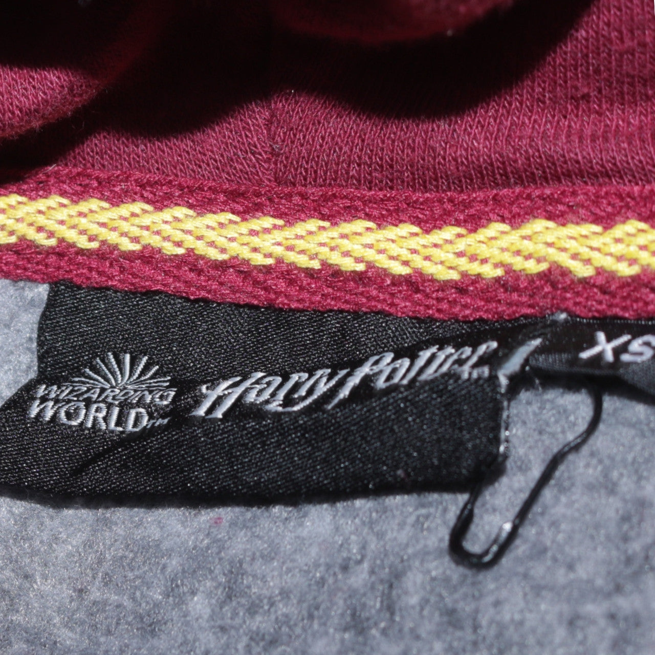 Harry Potter Gryffindor Grey Pullover Hoodie XS Womens