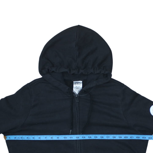 Adidas Womens Black Full Zip Hoodie Size 2XL Cotton Blend