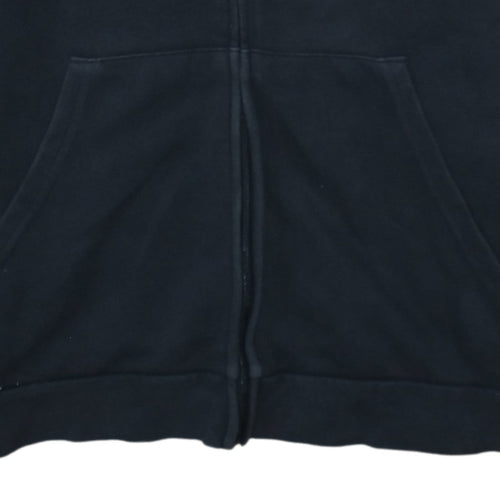 Adidas Womens Black Full Zip Hoodie Size 2XL Cotton Blend