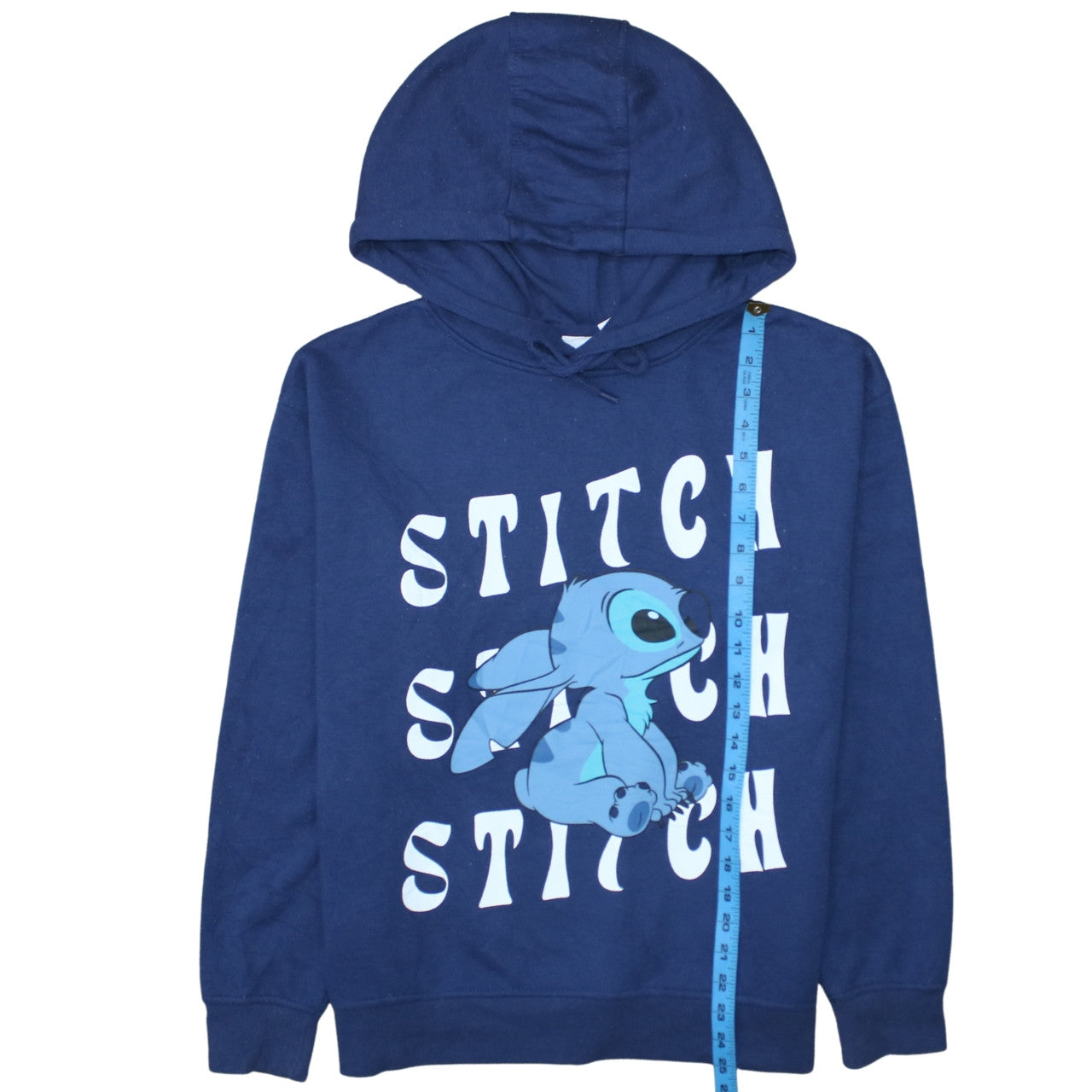 Primark Women Blue Stitch Pullover Hoodie Size 12/14