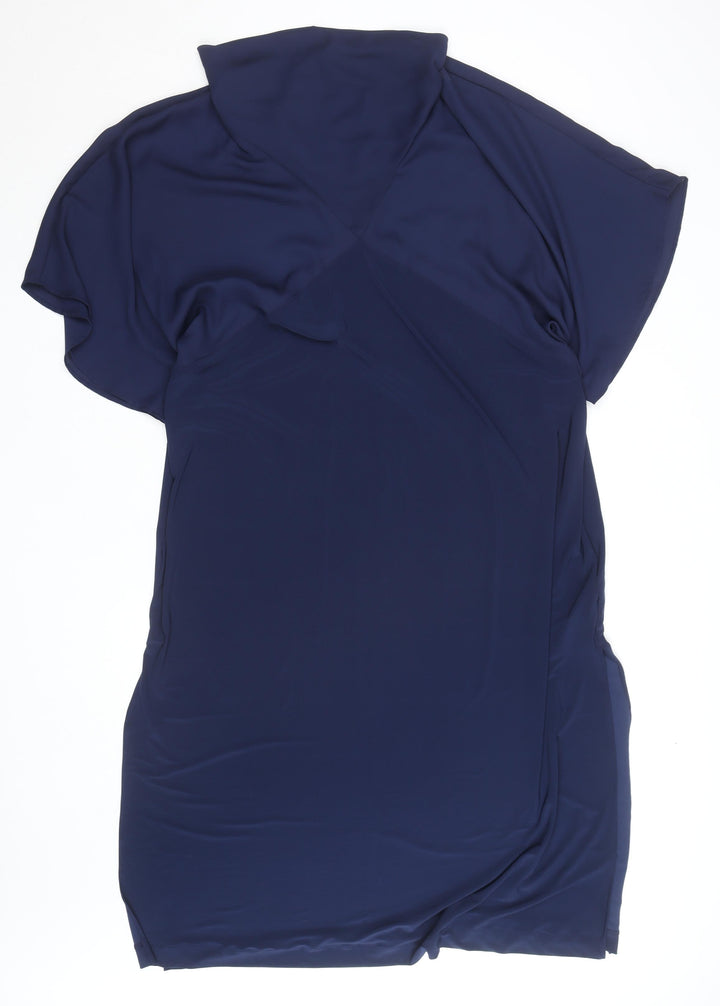 Next Women Blue Size 22 Sheath Knee Length Dress