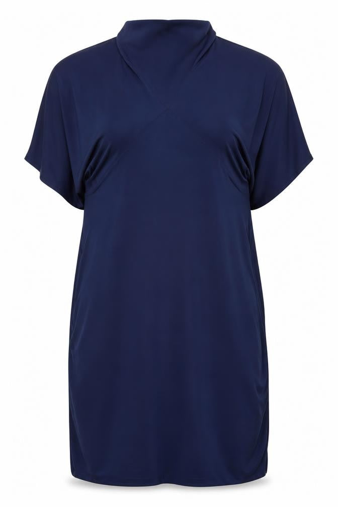 Front view of Next Women Blue, size 22, Sheath Knee Length Dress