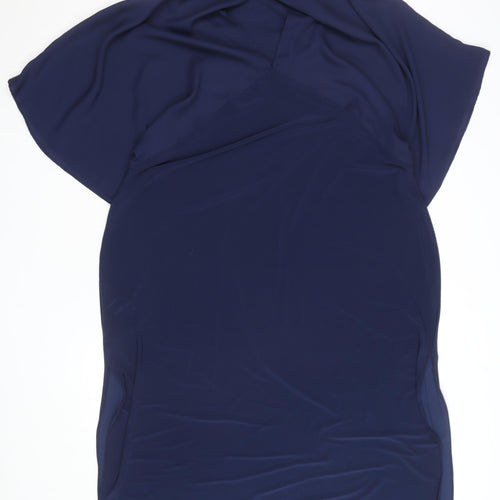 Next Women Blue Size 22 Sheath Knee Length Dress