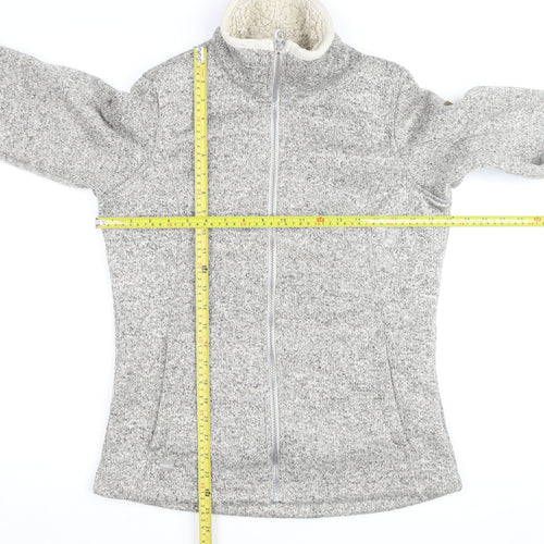 Regatta Womens Grey Fleece Full Zip Jumper Size 12