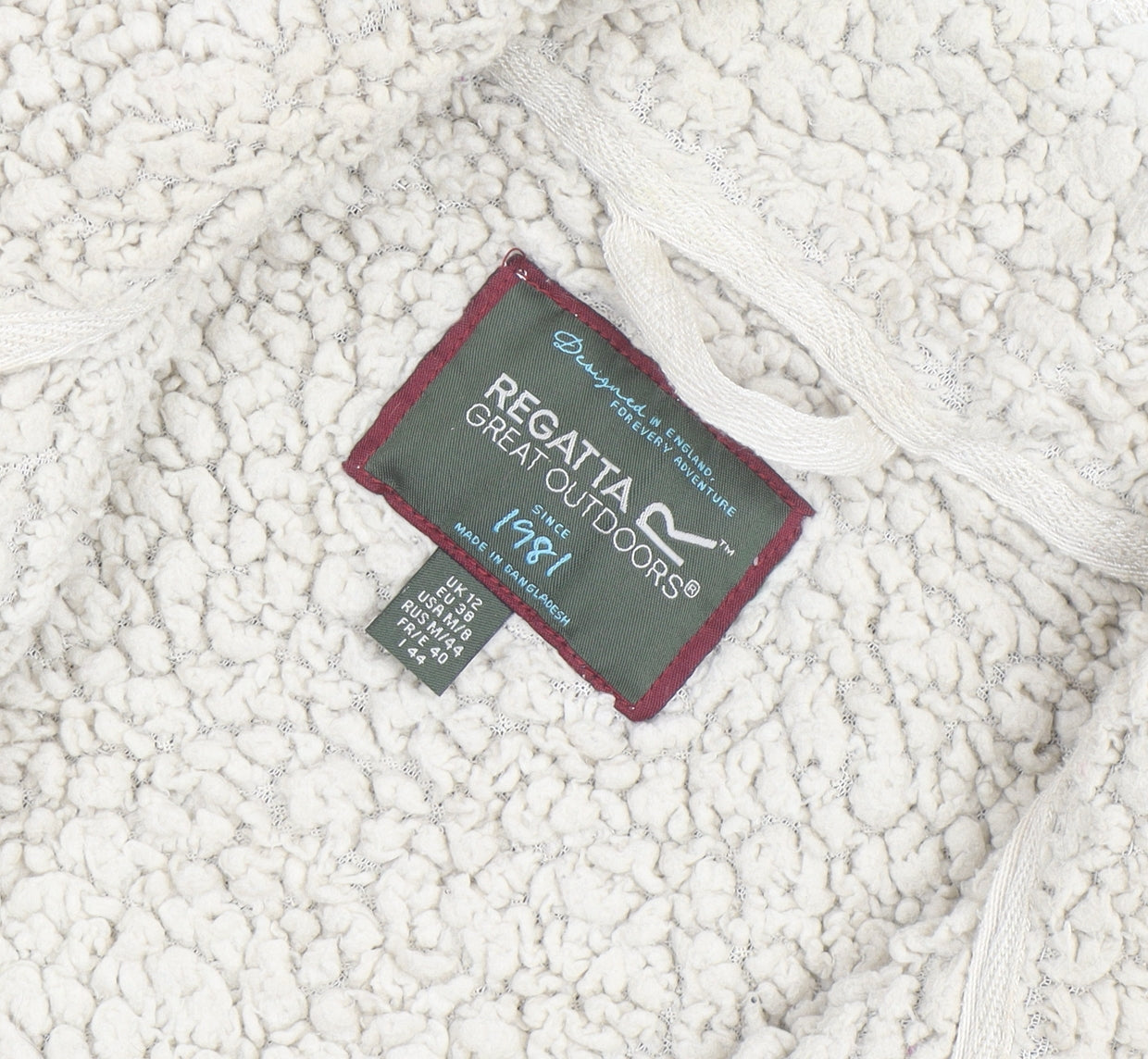 Regatta Womens Grey Fleece Full Zip Jumper Size 12