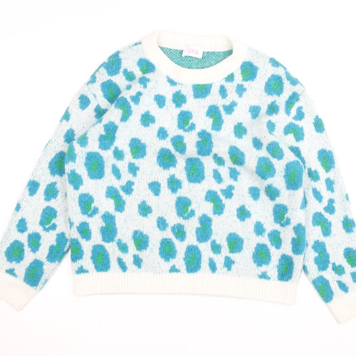 Savida Women's Multicoloured Leopard Knit Jumper Size 16