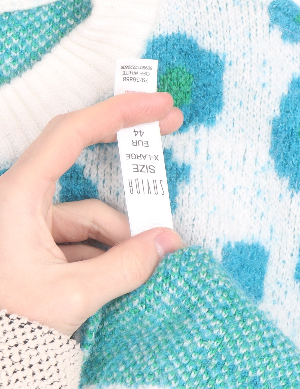 Savida Women's Multicoloured Leopard Knit Jumper Size 16