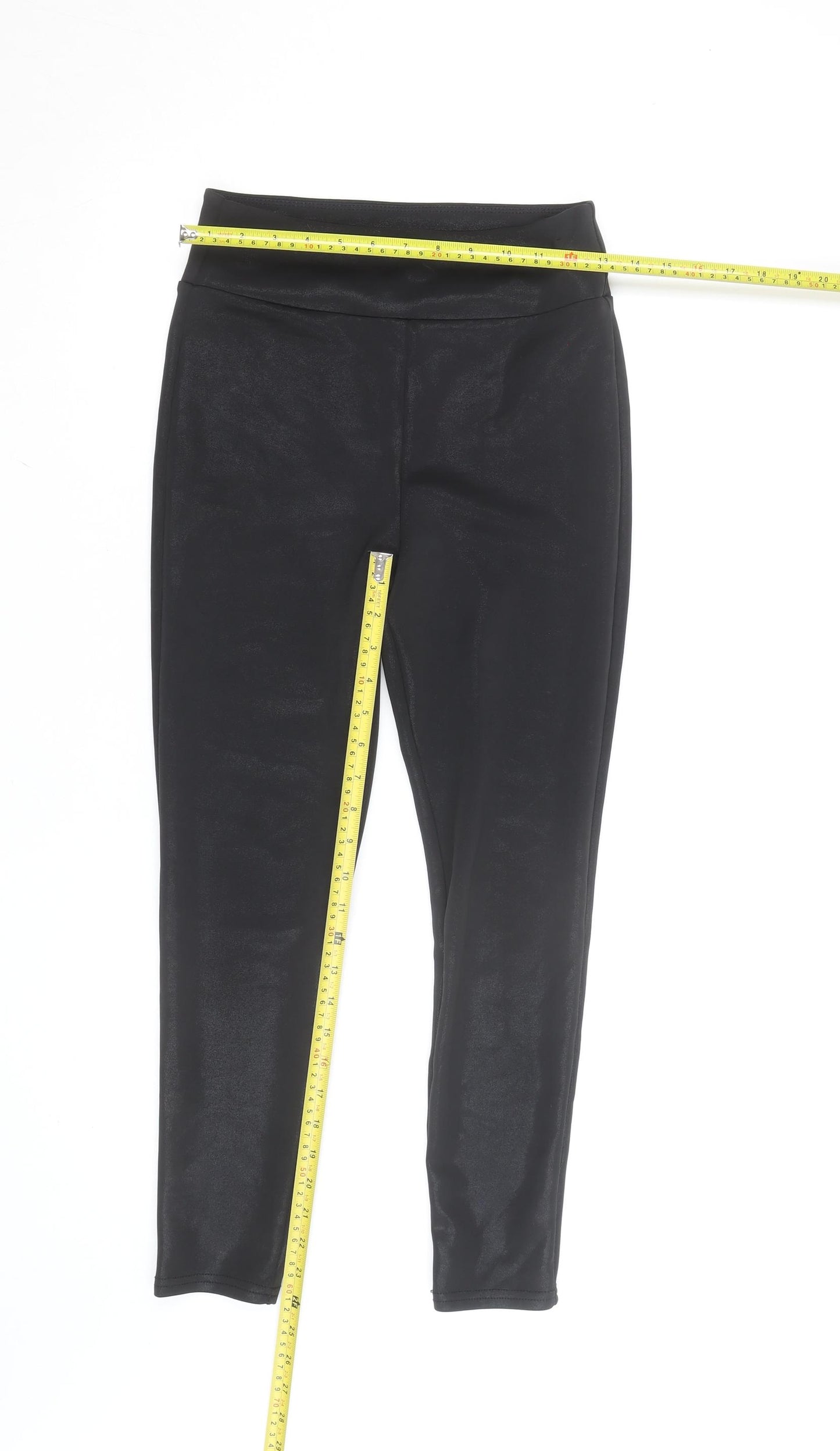 River Island Petite Women's Black Stretch Leggings Size 10