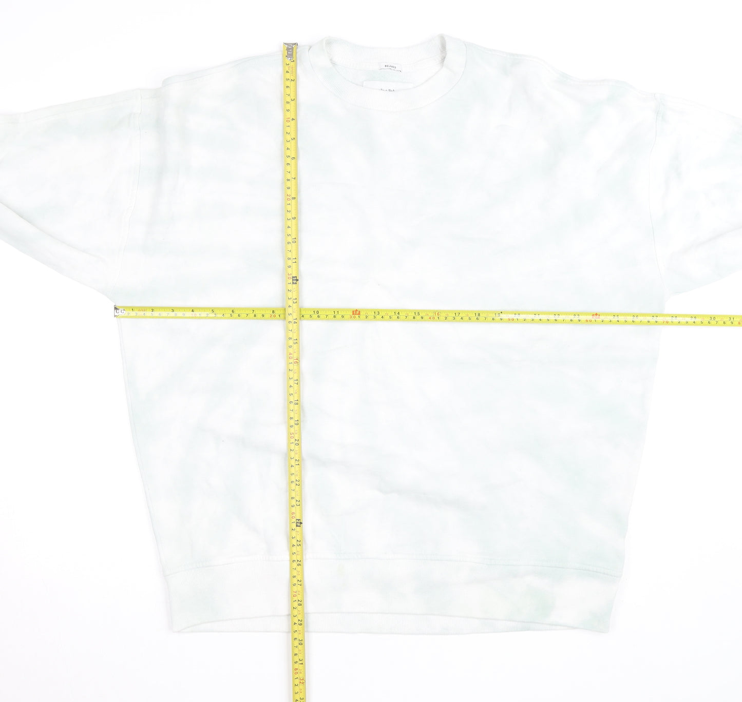 Abercrombie & Fitch Men's White 2XL Relaxed Fleece Pullover Jumper