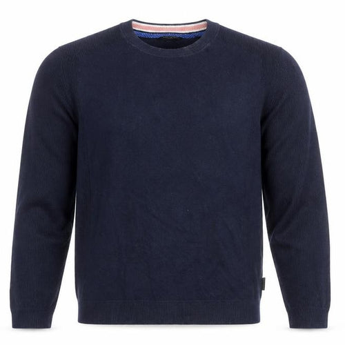 Ted Baker Men's Blue Cotton Crew Neck Pullover Jumper M