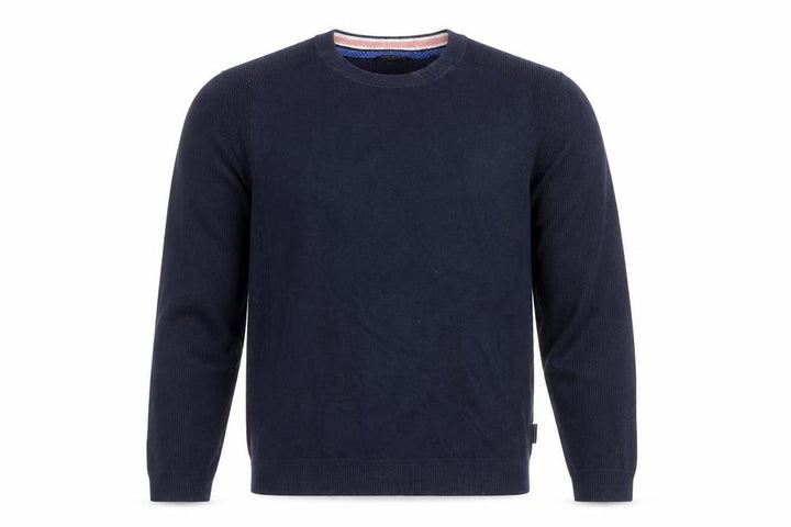 Ted Baker Men's Blue Cotton Crew Neck Pullover Jumper M