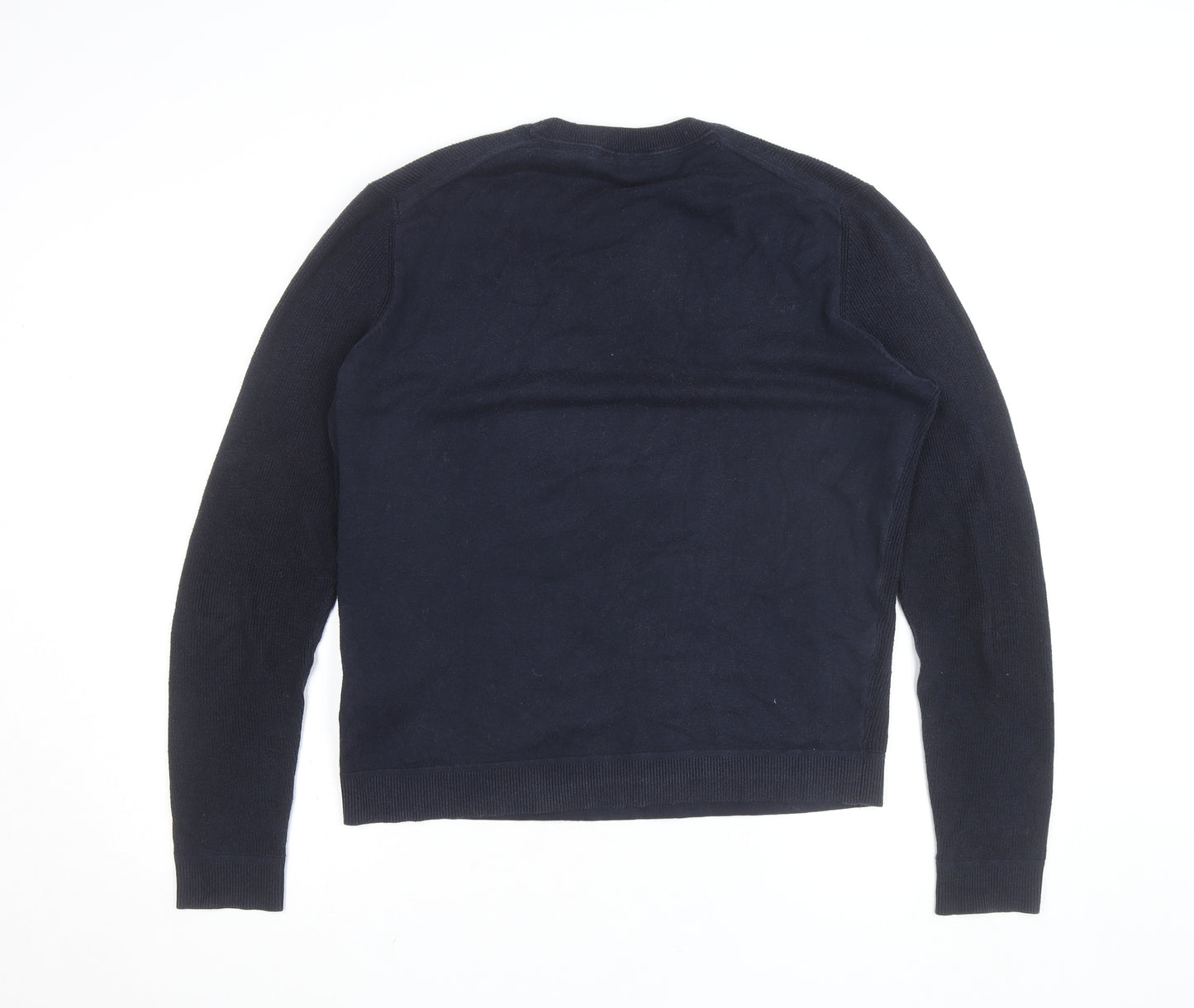 Ted Baker Men's Blue Cotton Crew Neck Pullover Jumper M