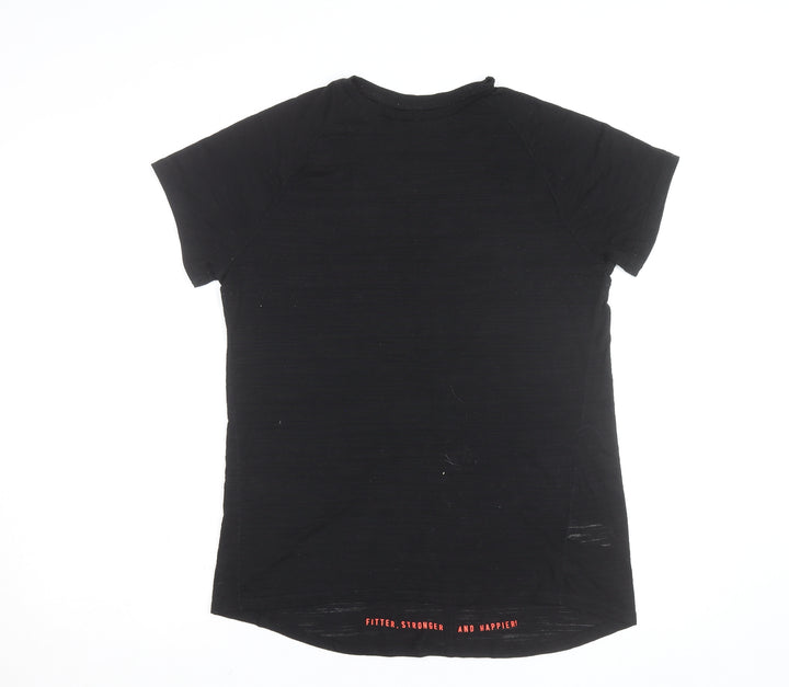 Next Women’s Black Short Sleeve Sports T-Shirt Size 12
