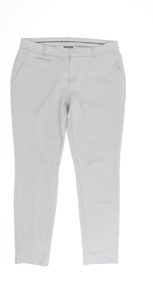 Street One Men's Grey Slim Fit Chino Trousers Size M