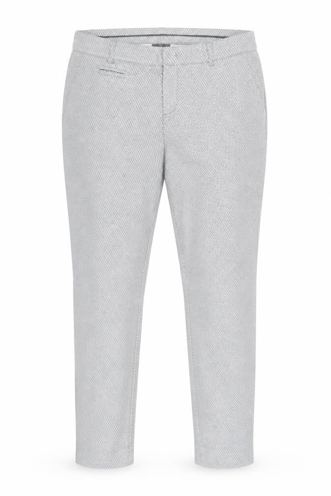Street One Men's Grey Slim Fit Chino Trousers Size M